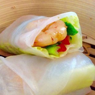 garlic-prawns-chicken-wrap-and-roll-rice-paper