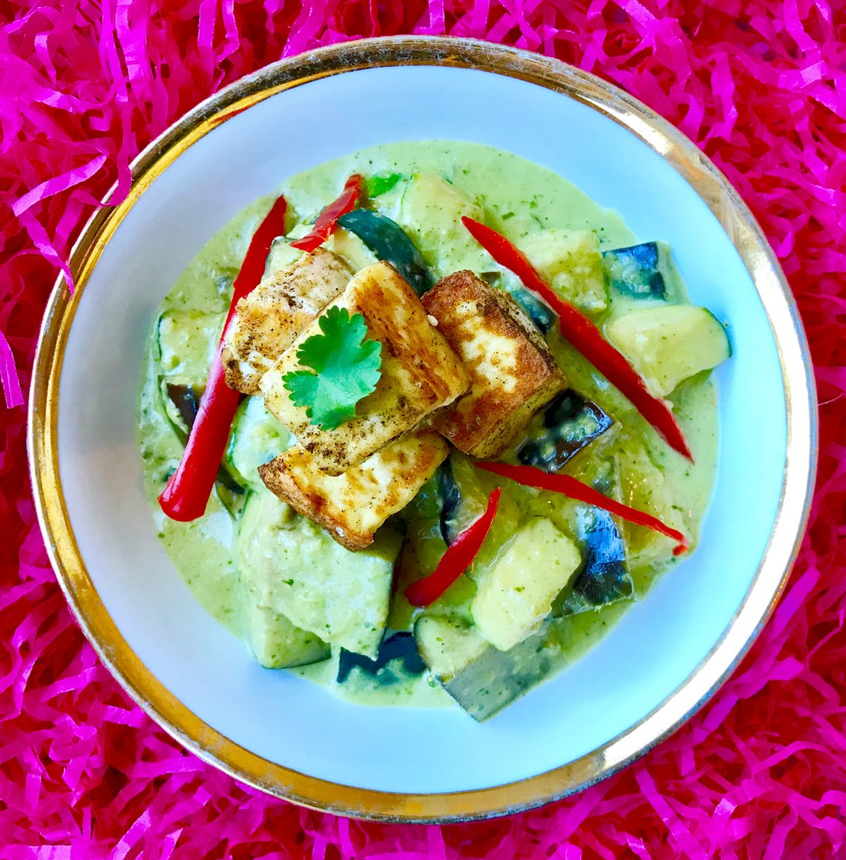 Thai Food Made Easy | VEGAN THAI GREEN TOFU CURRY