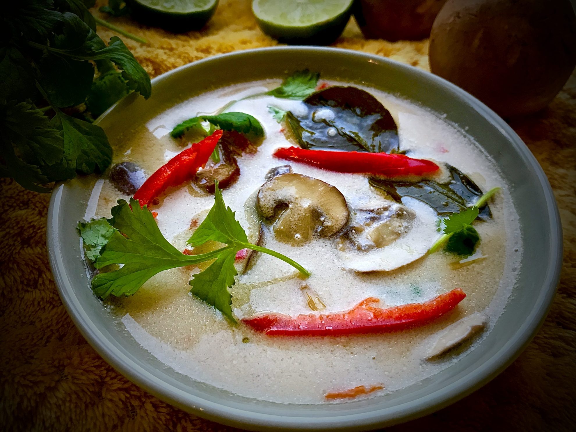 Thai Food Made Easy TOM KHA HED ( VEGAN)