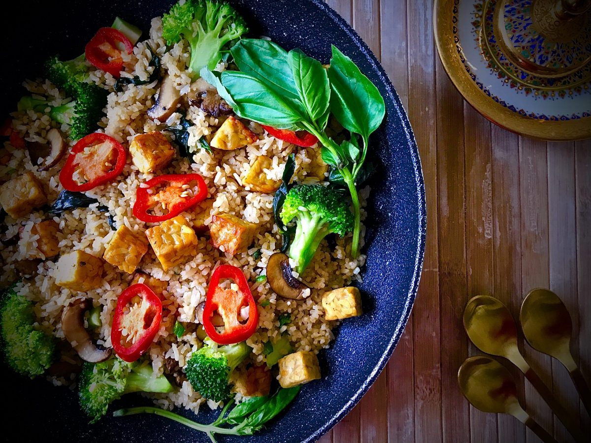 Krapow Fried Rice Thai Food Made Easy | KRA POW FRIED RICE (VEGAN)